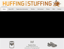 Tablet Screenshot of huffingforstuffing.com